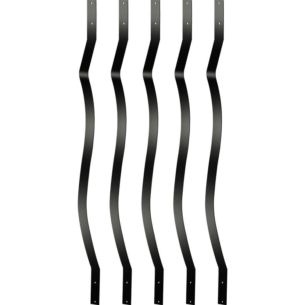 Deck Balusters 61-Pack Metal Deck Spindles 29.5 x 1 in. Staircase Baluster with Screws Aluminum Alloy Deck Railing price history on PriceWatchPro