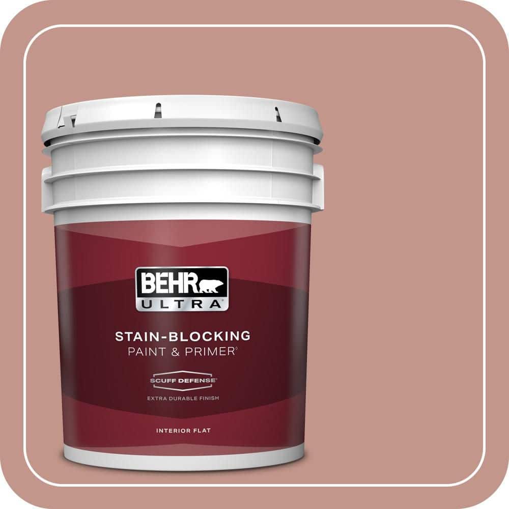 5 gal. #MQ1-18 Pressed Blossoms Extra Durable Flat Interior Paint & Primer price history on PriceWatchPro