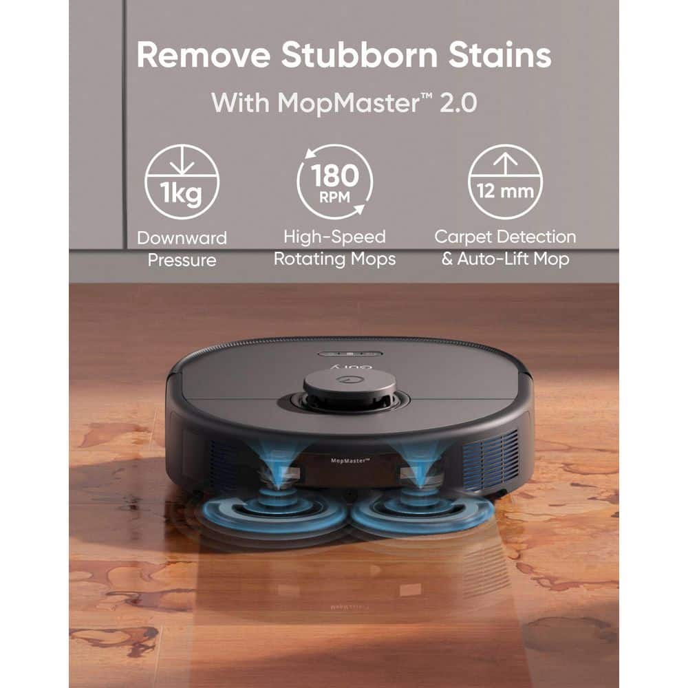 Eufy X10 Pro Omni Black Cordless Robot Vacuum and Mop