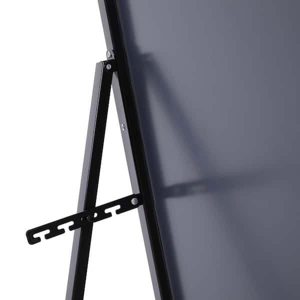 HUOVTR - TA 59.2 in. x 22.2 in. Golden Modern Rectangle Metal Framed Full-Length Standing Mirror