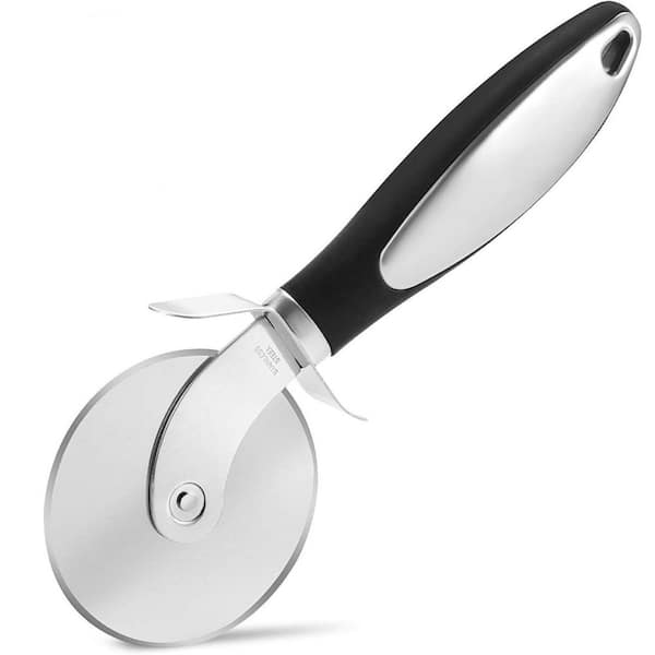 Stainless Steel Pizza Cutter Wheel Sharp Blade Ergonomic Handle Easy Clean For Pizza Waffles Pies Cookie Dough