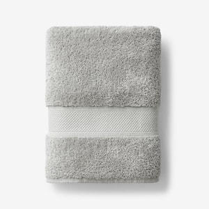 The Company Store Legends Sterling White Solid Supima Cotton Bath Towel ...