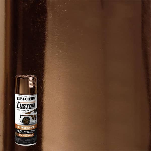 10 oz. Gloss Bronze Custom Chrome Spray Paint (Case of 6)