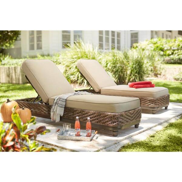 camden dark brown wicker outdoor patio lounge chair