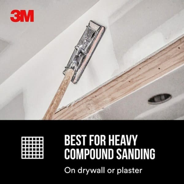 3M Pro-Pak 4-3/16 in. x 11-1/4 in. 180 Grit Fine Drywall