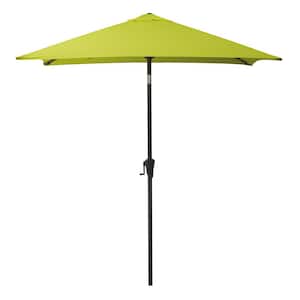 9 ft. Steel Market Square Tilting Patio Umbrella in Lime Green