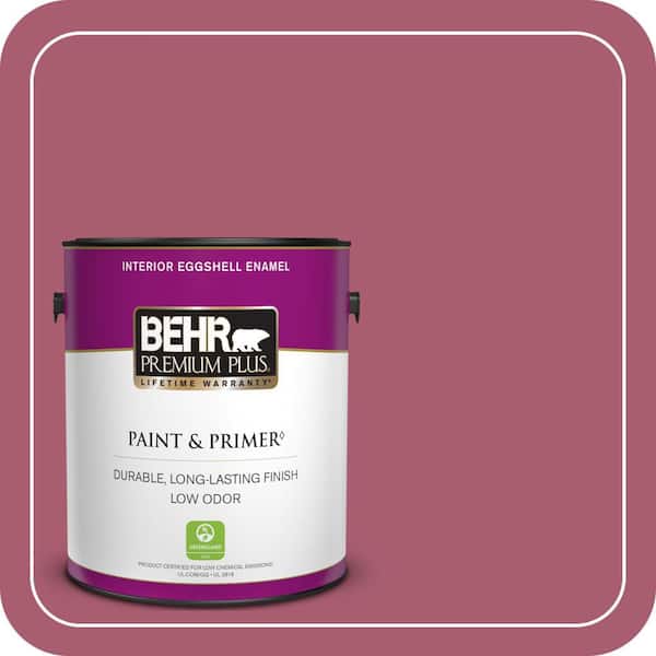 BEHR PREMIUM PLUS 1 gal. #MQ1-07 Shine Baby Shine Eggshell Enamel Low Odor Interior Paint & Primer