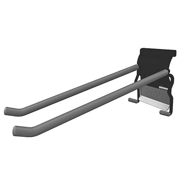 Husky 14 in. Quad Hook for Garage Slat Wall and Track Systems