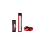 milwaukee flashlight 2112-21 Milwaukee 445 Lumens LED REDLITHIUM USB Rover Pocket Flood Light 2112-21