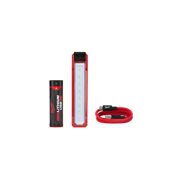 Milwaukee 445 Lumens LED REDLITHIUM USB Rover Pocket Flood Light