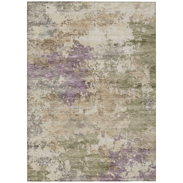 Chantille Machine Washable Indoor/Outdoor Abstract ACN2068 Beige 2 ft. 6 in. x 3 ft. 10 in. Area Rug