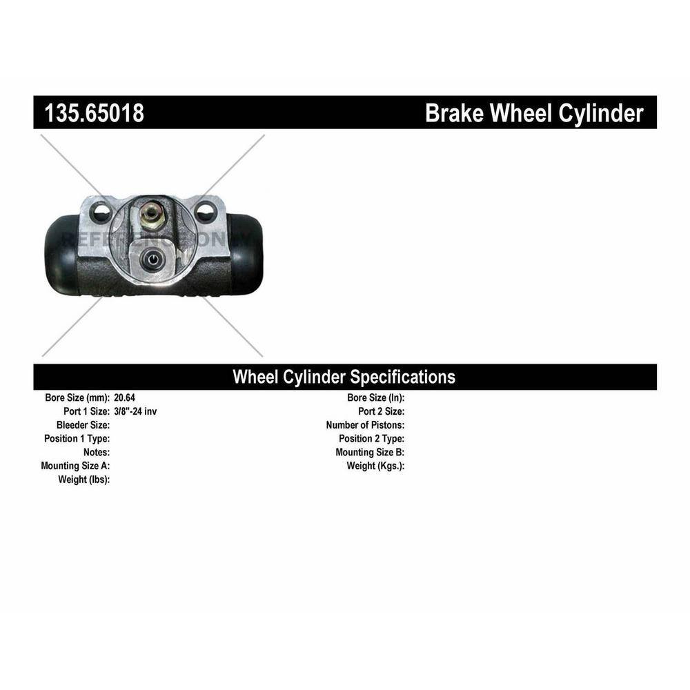 Drum Brake Wheel Cylinder-C-TEK Standard Wheel Cylinder Rear Left Centric 