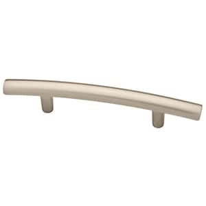 Arched 3 in. (76 mm) Center-to-Center Satin Nickel Drawer Pull (6-Pack)