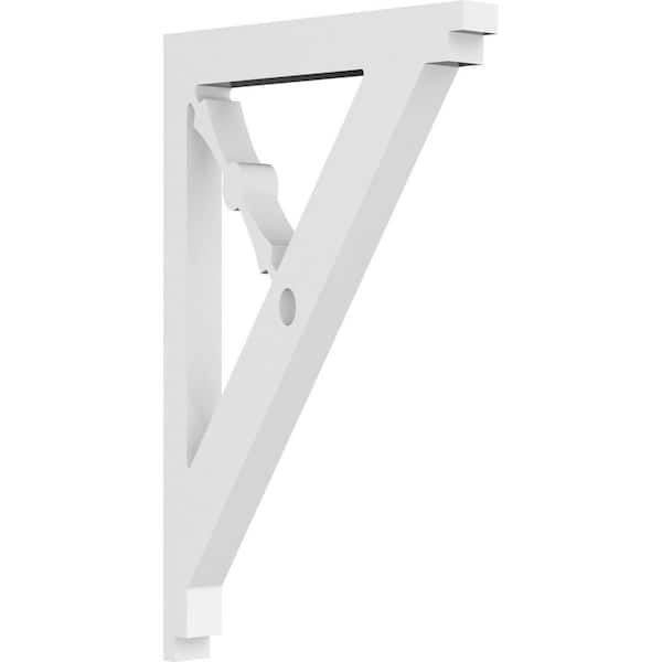 Ekena Millwork 5/8 in. W x 5 in. H x 8 in. D PVC Artisan Bracket