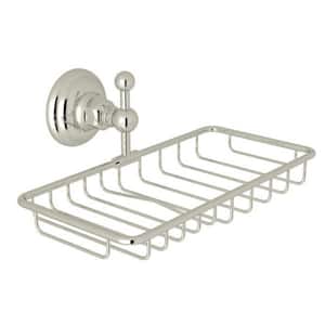 Wall Mounted Soap Dish in Polished Nickel