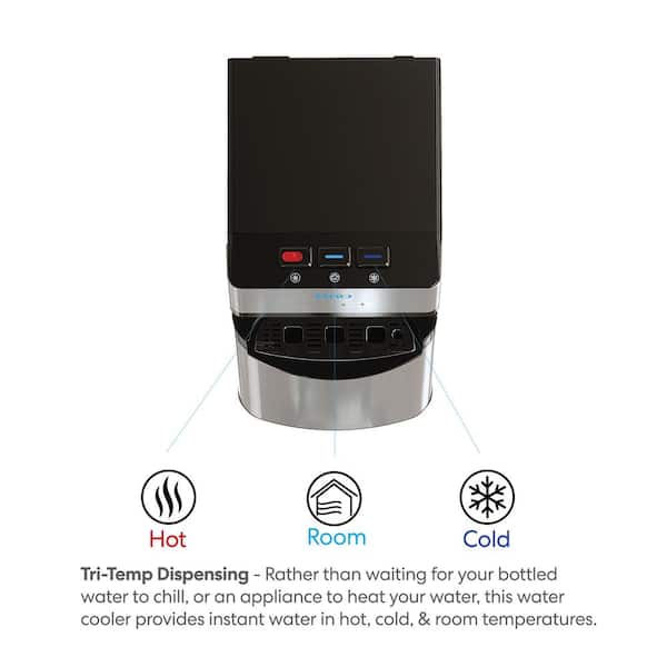 Brio CLPOU520UVF2 Tri-Temp 2-Stage Point of Use Water Cooler with UV Self-Cleaning - 3
