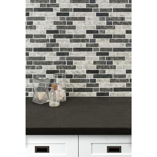 Urban Tapestry Interlocking 11.81 in. x 11.81 in. x 6 mm Glass Mesh-Mounted Mosaic Tile (14.55 sq. ft./case) Urban Tapestry Interlocking 11.81 in. x 11.81 in. x 6 mm Glass Mesh-Mounted Mosaic Tile (14.55 sq. ft./case)