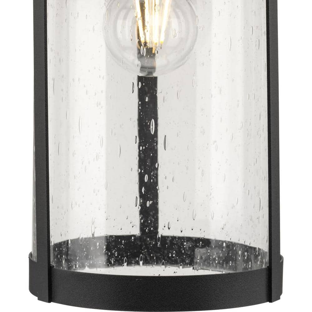 Ellery Large Black Cylinder Outdoor Wall Lantern