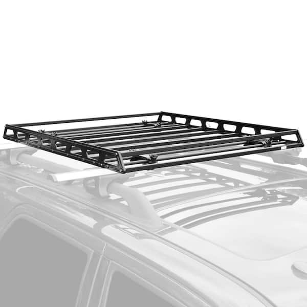 Elevate Outdoor 150 lbs. Low-Profile Car Roof Rack Camping Cargo Basket