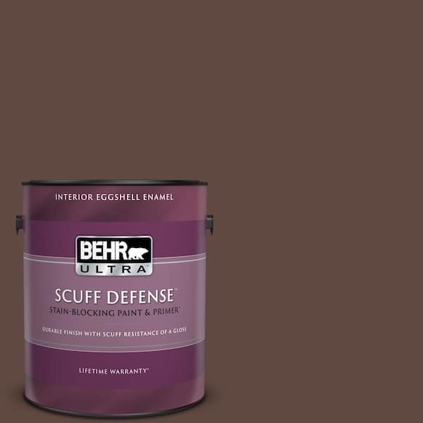 BEHR ULTRA 1 gal. #N150-7 Chocolate Therapy Extra Durable Eggshell Enamel Interior Paint & Primer