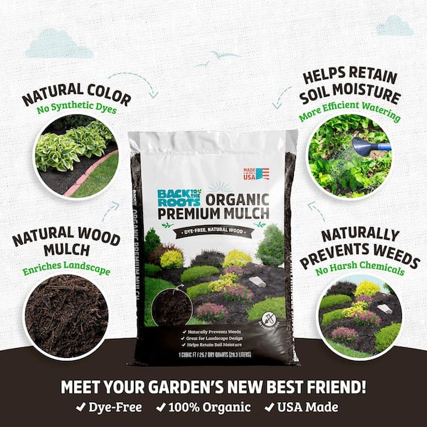 Organic Bulk Bark Bagged Mulch Pallet (30 1 cu. ft. bags)