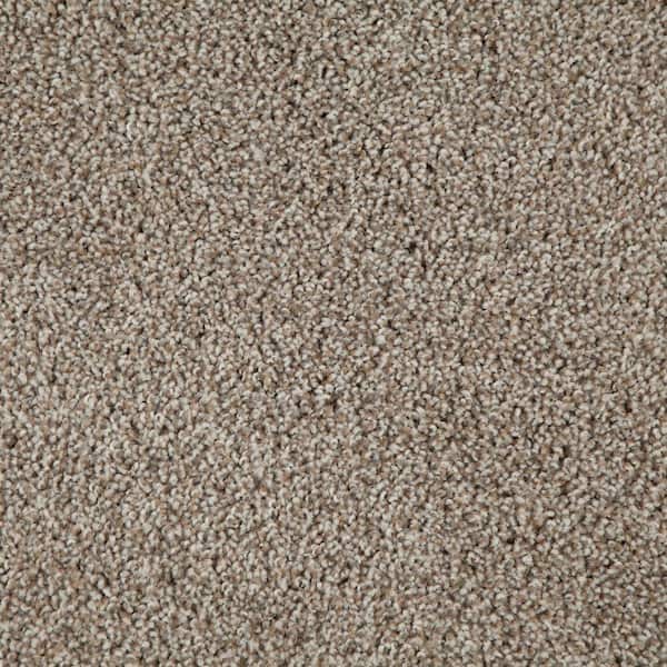 TrafficMaster Americana - Sedona - Beige - 12 ft. Wide x Cut to Length 25 oz. Polyester Texture Carpet