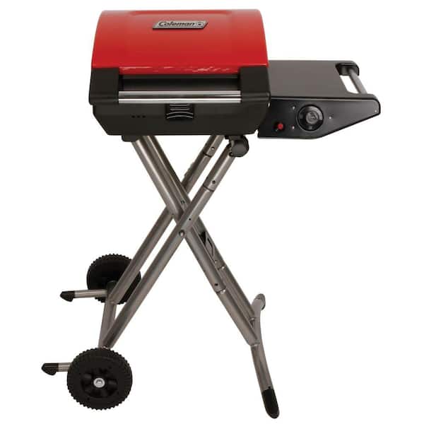 Coleman 1-Burner Portable Propane Gas Grill in Red