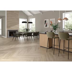Brooksdale Poplar 10 in. x 40 in. Matte Porcelain Floor and Wall Tile (13.89 sq. ft. / case)