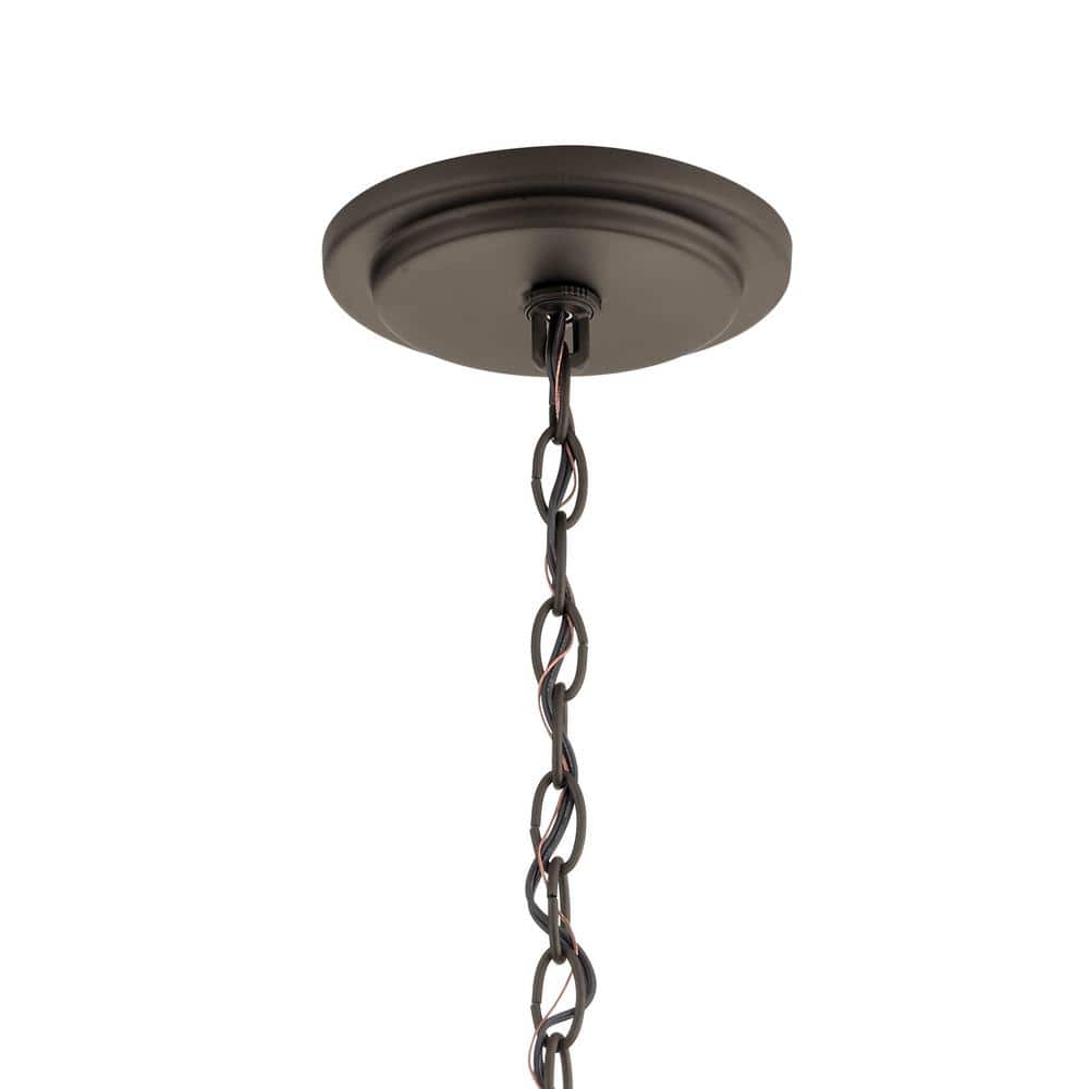 Mathias 31" Bronze 15-Light 2-Tier Candle Chandelier