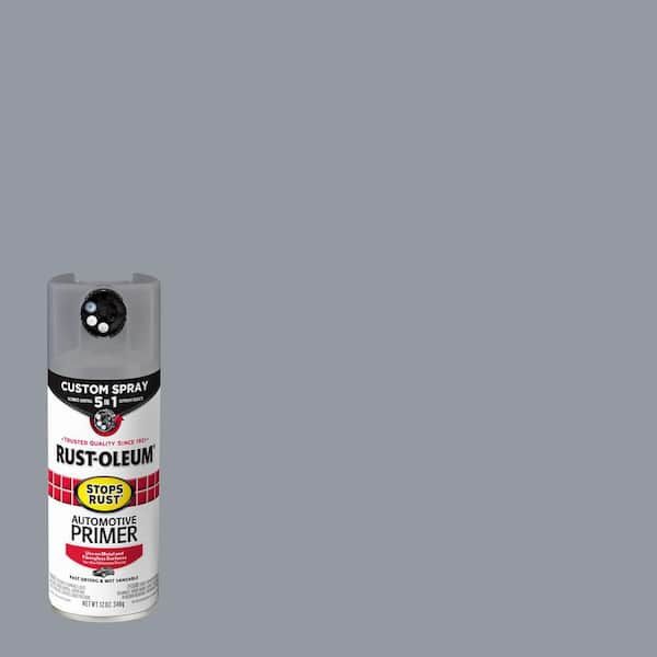 Rust-Oleum Stops Rust 12 oz. Custom Spray 5-in-1 Flat Light Gray ...