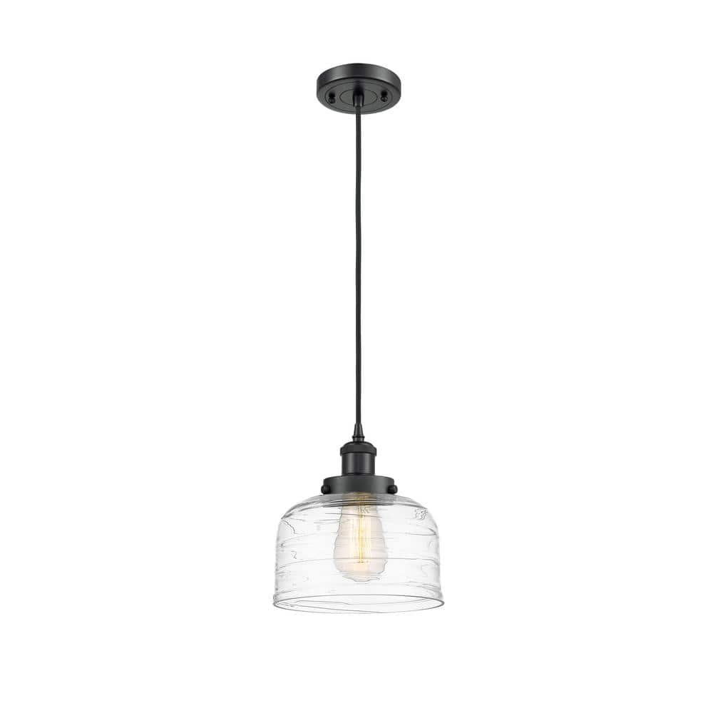 Ballston Urban Mini Pendant in Matte Black with Customizable Shades