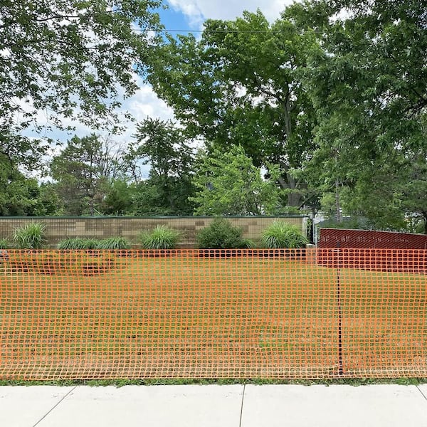 Ashman Online 4 ft. x 200 ft. Plastic Barrier Fence Orange