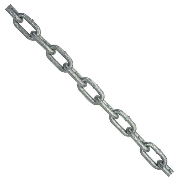 KingChain 3/8 in. x 45 ft. Galvanized Grade 30 Proof Coil Chain - 2,650 ...