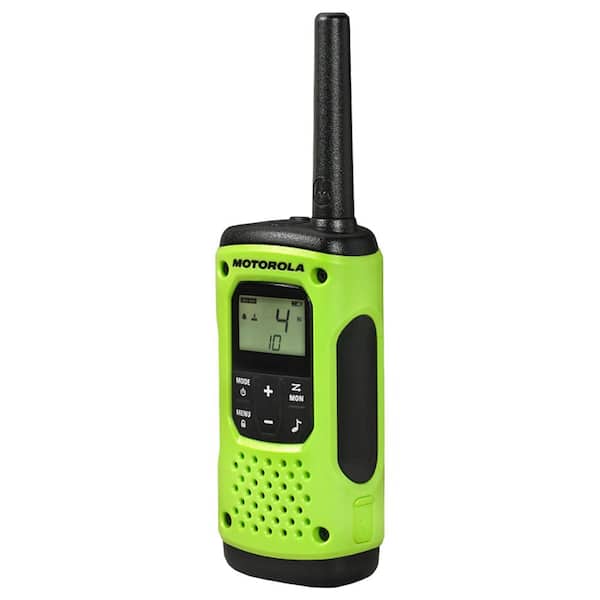 MOTOROLA Talkabout T600 Rechargeable Waterproof 2-Way Radio, Green (2-Pack)  T600 - The Home Depot