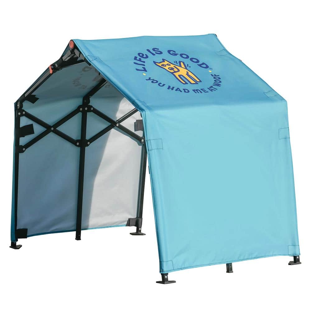 ShelterLogic You Had Me at Woof Pop-up Dog Shade 2.5 in. x 2 in. x 2.5 in.,Blue