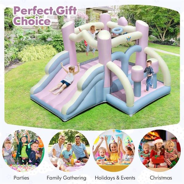 Inflatable Bounce House Kids Jumping Playhouse Indoor & Outdoor With