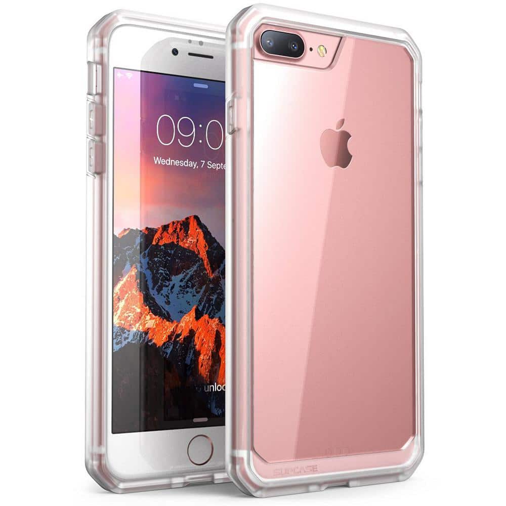 SUPCASE iPhone 7 Plus Case,Unicorn Beetle Series,Hybrid Clear Case-Clear  SUP-iPhone7Plus-Unicorn-Frost/Frost - The Home Depot