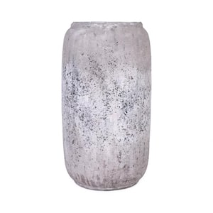 Distressed Grey Vase (4974S A344)