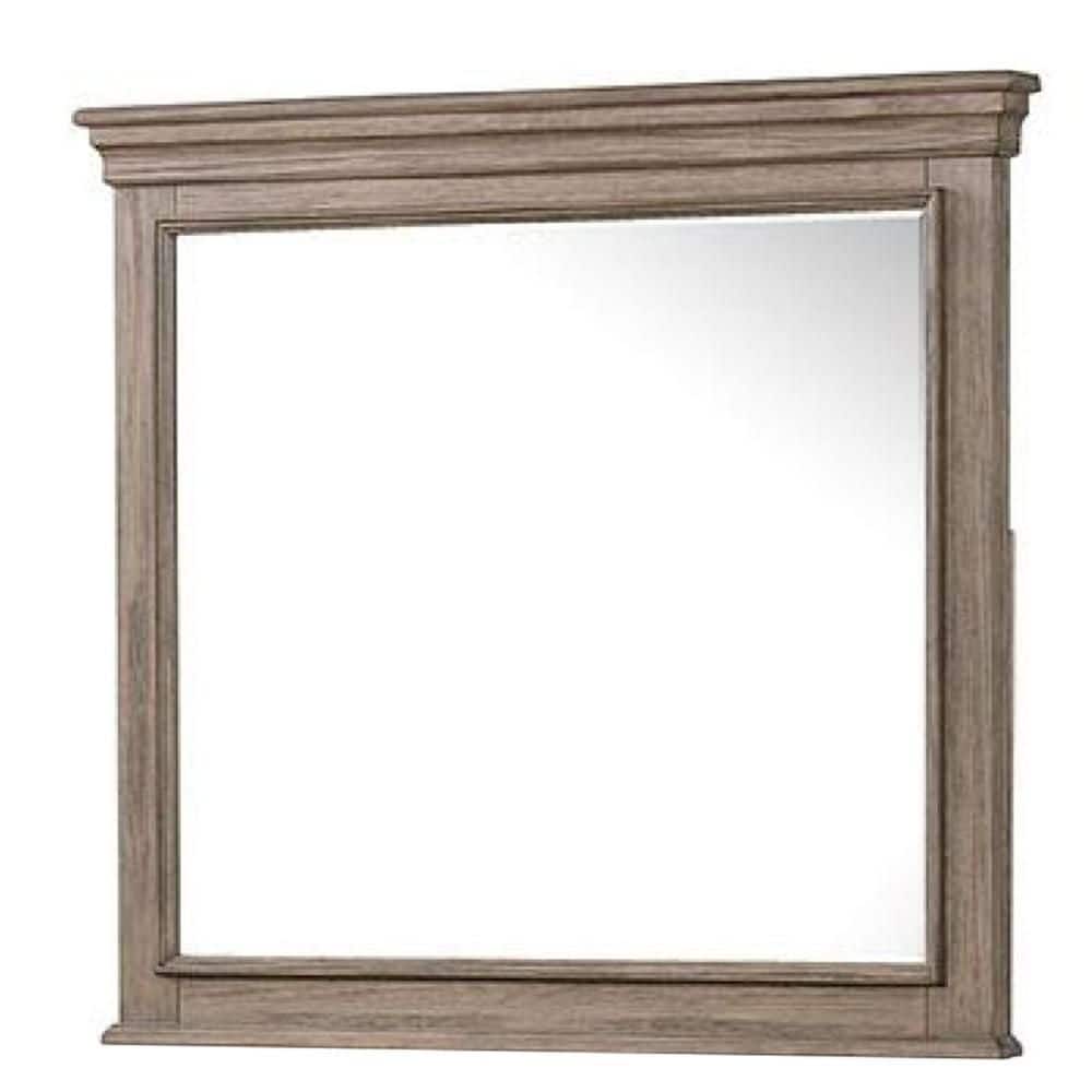 Roi Gray 2.5 in. W x 38 in. H Modern and Contemporary Rectangle Wood Framed Mirror price history on PriceWatchPro