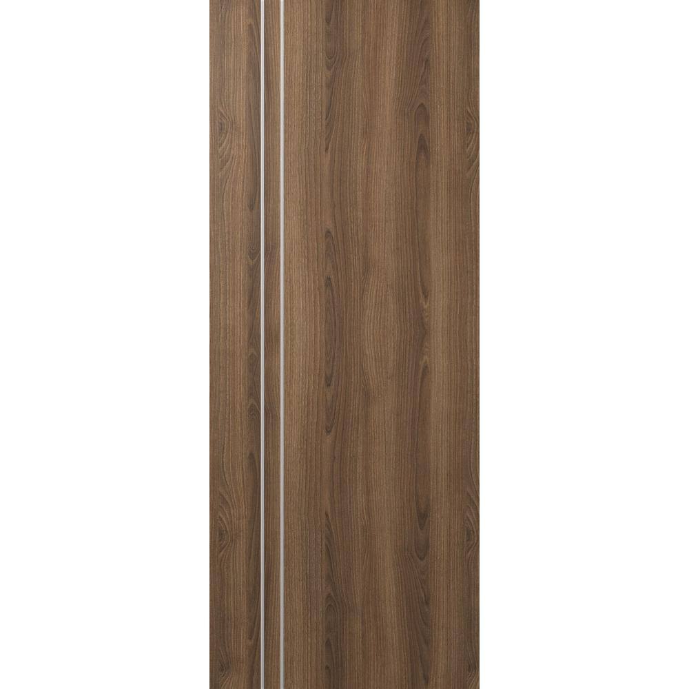 Optima 2V 30 in. x 80 in. No Bore Pecan Nutwood Solid Composite Core Wood Interior Door Slab price history on PriceWatchPro