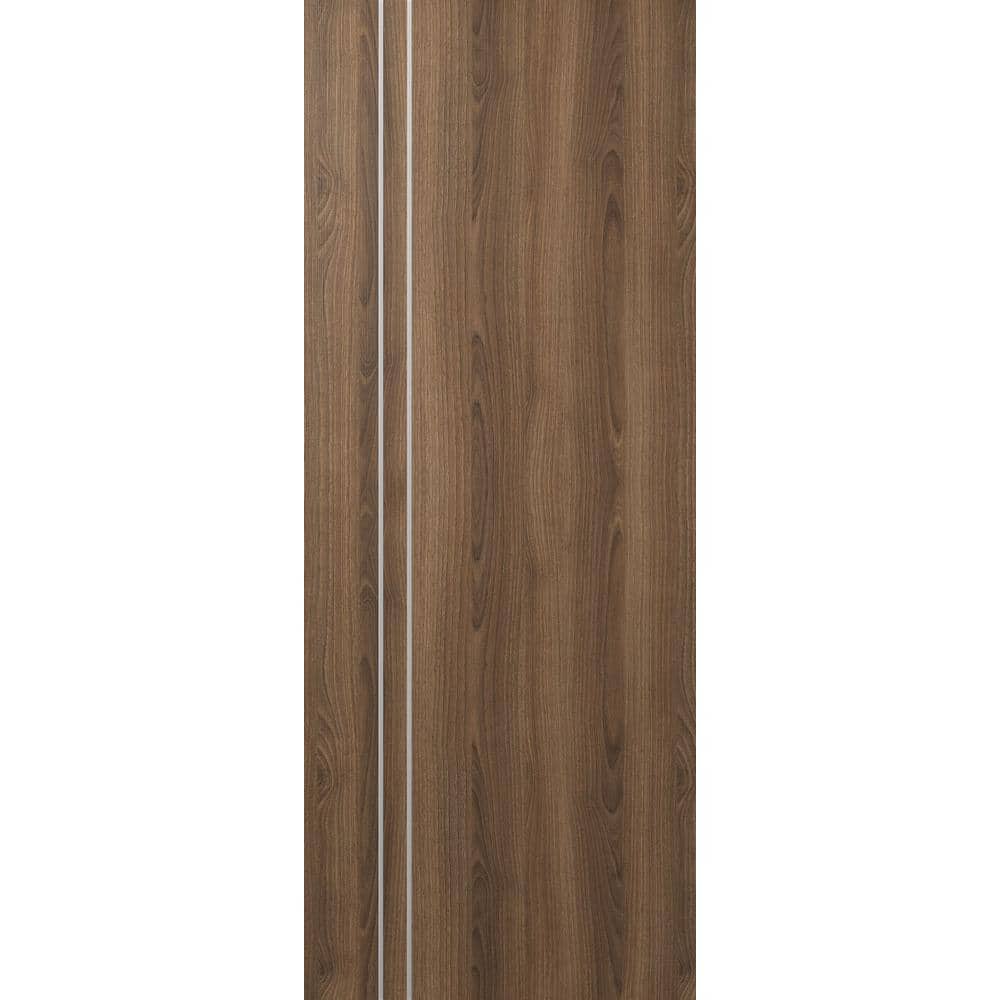 Optima 2V 30 in. x 96 in. No Bore Pecan Nutwood Solid Composite Core Wood Interior Door Slab price history on PriceWatchPro