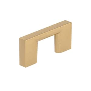 Armadale Collection 1 1/4 in. (32 mm) Champagne Bronze Modern Rectangular Cabinet Bar Pull