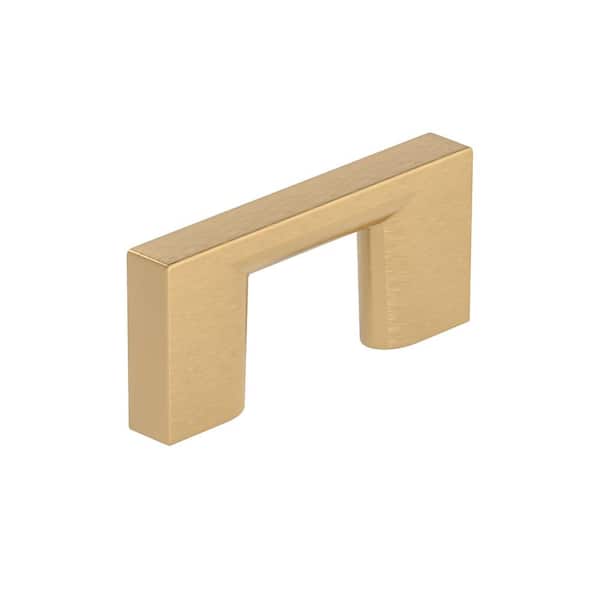 Richelieu Hardware Armadale Collection 1-1/4 in. (32 mm) Modern Champagne Bronze Rectangular Cabinet Bar Pull