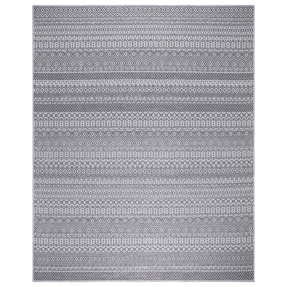 Home Decorators Collection Rhapsody Gray 5 ft. x 7 ft. Indoor/Outdoor ...