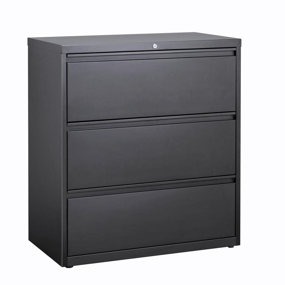 UPC 029404176364 product image for 36 in. W 3-Drawer Charcoal Metal Lateral File Cabinet for Home and Office, Holds | upcitemdb.com