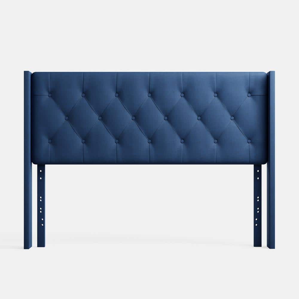 Brookside Bella Low Profile Navy King Wingback Headboard BSKK0303COUHB