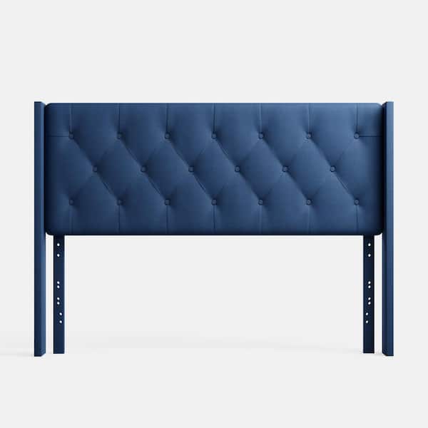 Brookside Bella Low Profile Navy Twin Wingback Headboard