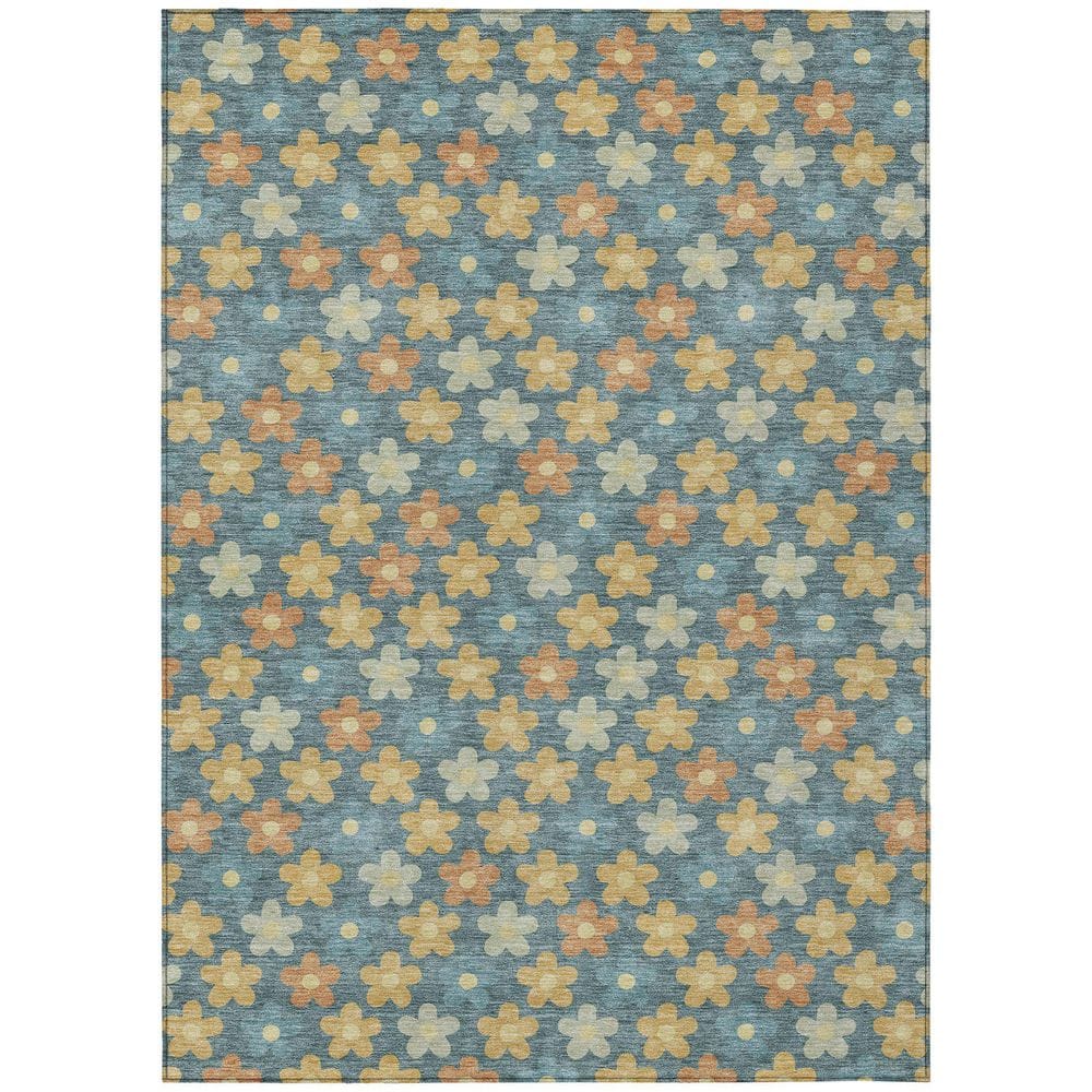 Chantille Machine Washable Indoor/Outdoor Abstract ACN2569 Teal 3 ft. x 5 ft. Area Rug price history on PriceWatchPro