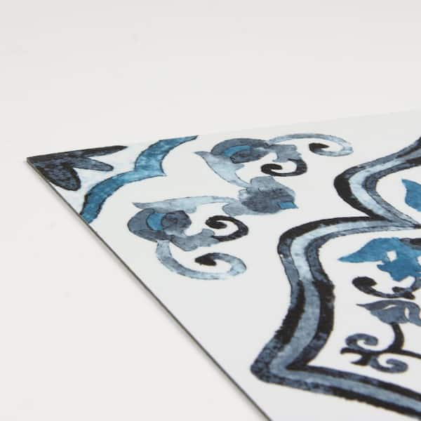 Vinyl Rugs - El Retiro Blue Tile - The Shop at Bok