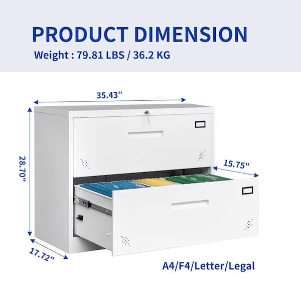 2 drawer legal size deals file cabinet